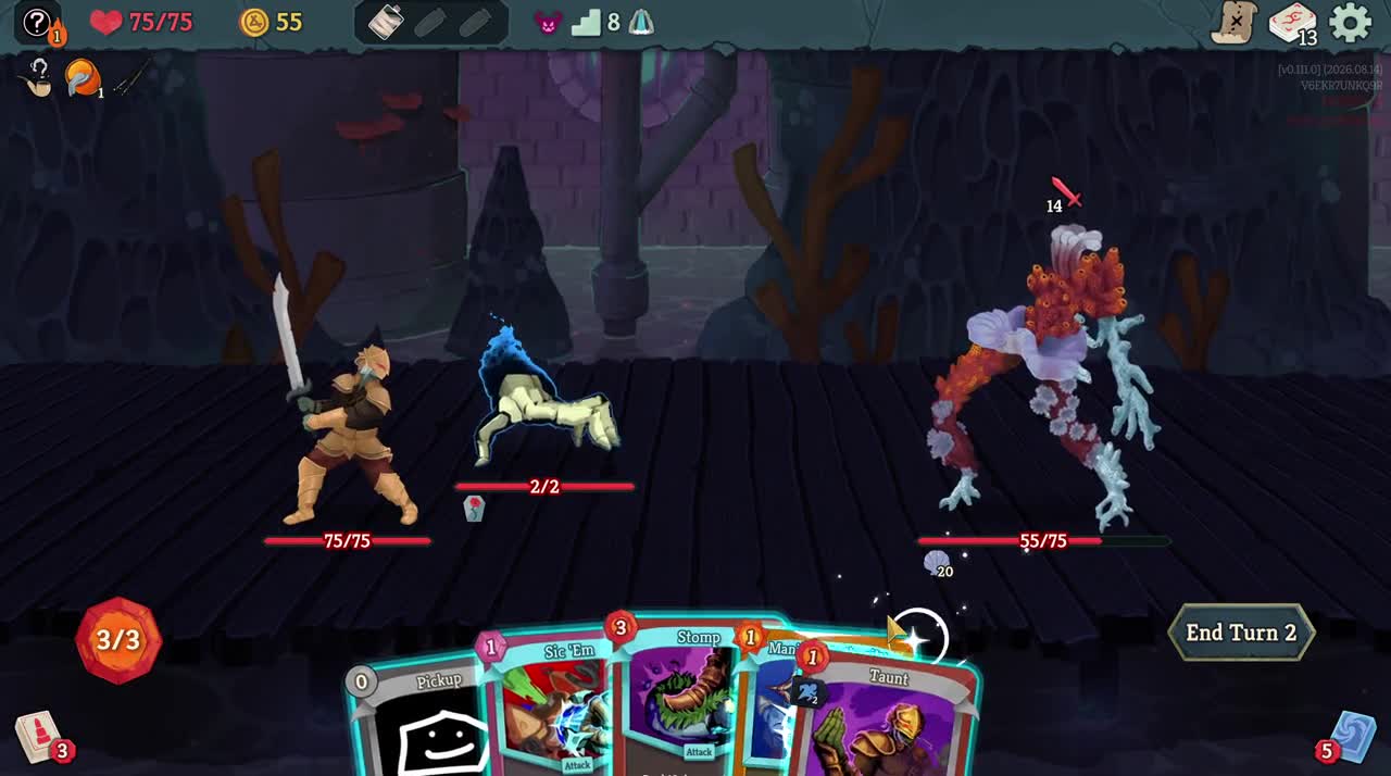 Mr. Question Mark in a real Slay the Spire 2 combat encounter